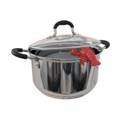 Winkee - Larry Lobster Steam Release & Spoon Holder - Red