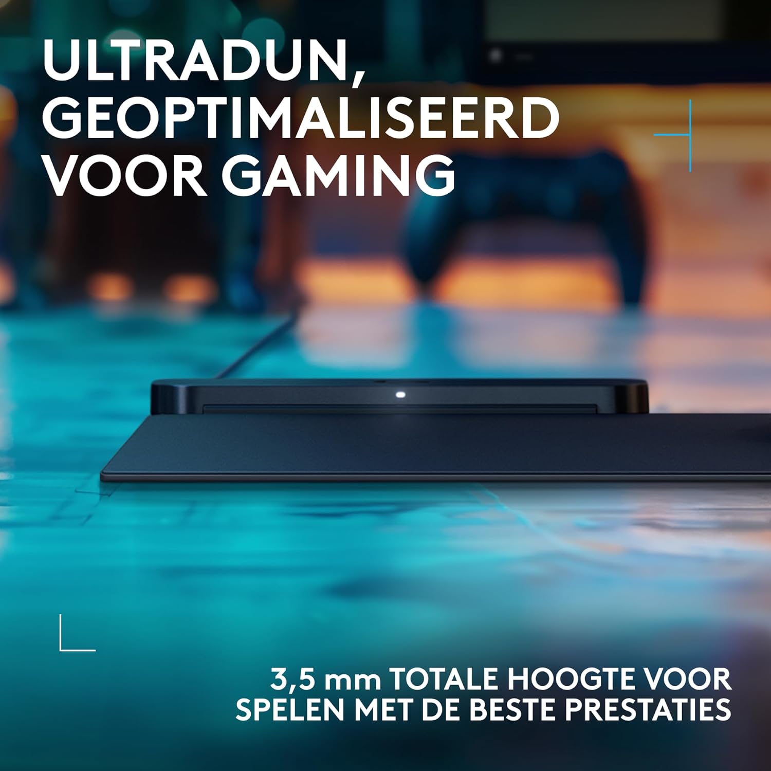 Logitech G POWERPLAY 2 draadloze oplaad muismat voor compatibele Logitech G gamingmuizen, 34,5 x 28,4 cm (13,5 x 11,2 inch), 3,5 mm hoogte, voor PC/Mac - Zwart