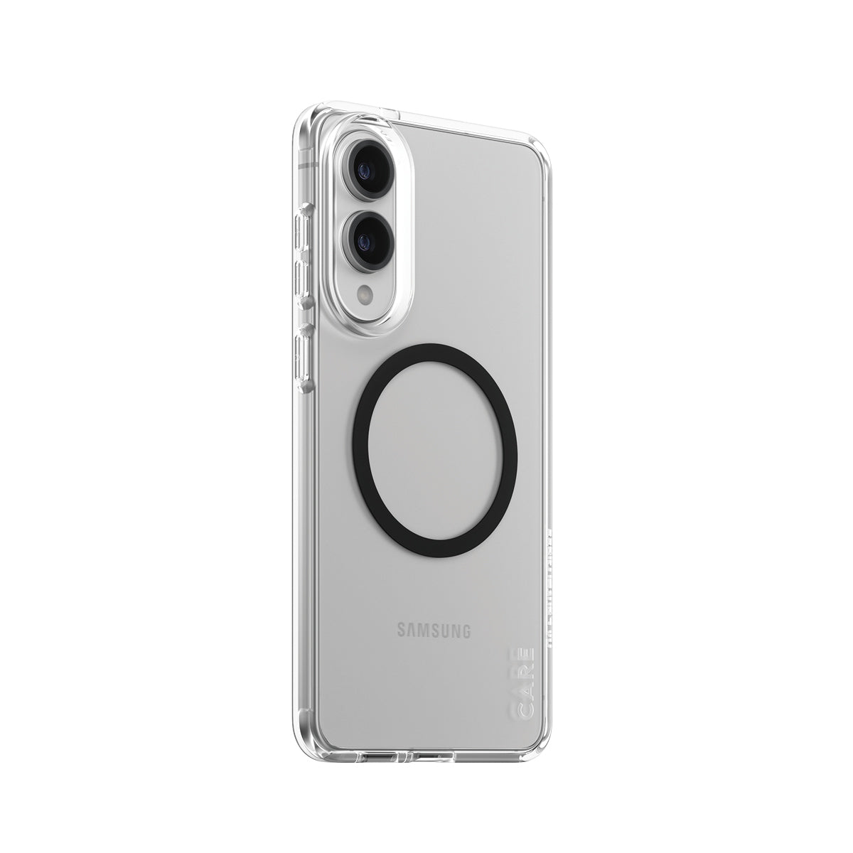 PanzerGlass CARE by ® Flagship Case Transparent Urban Combat w. Black Qi Compatible Samsung S25 Edge
