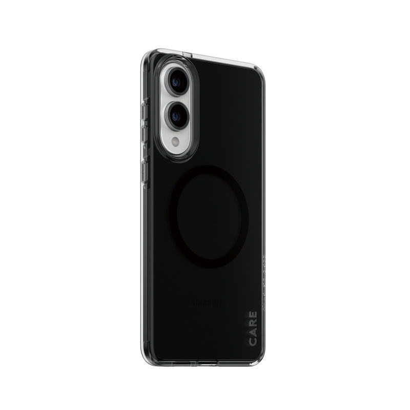 PanzerGlass CARE by ® Flagship Case Urban Combat Smokey w. Black Qi Compatible Samsung S25 Edge