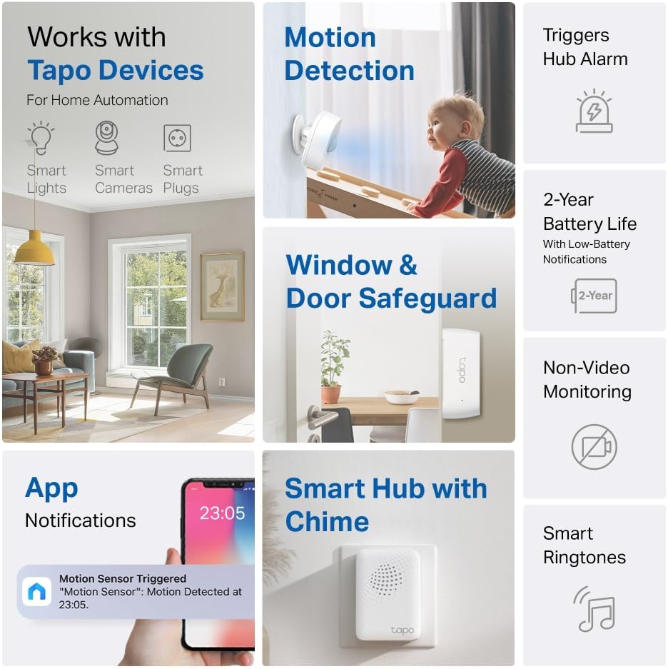 Tp-Link - Tapo T30 Smart Sensor Starter Kit