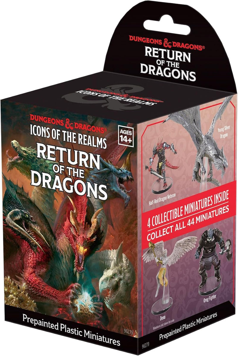WizKids D&D Icons of The Realms: Return of The Dragons Single Booster | Dungeons and Dragons Figures | Pre-Painted | Blind Box