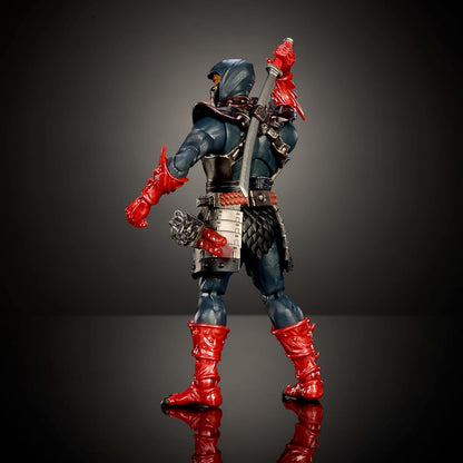 Masters of the Universe Masterverse Action Figure Ninjor, 30 Articulations, 7-inch MOTU Toy, Deluxe Design, Armor & Weapon Accessories, JBP82