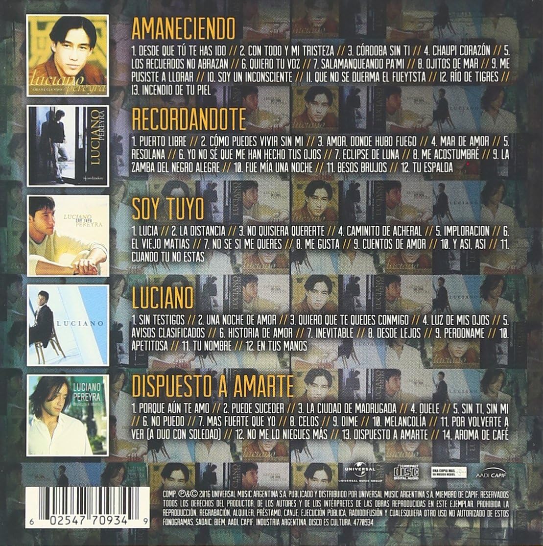 Luciano Pereyra - Nuestra Historia (5 Cd)
