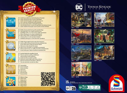 Schmidt | DC: The Hall of Justice (1,000 Pieces) | Jigsaw Puzzle | Ages 14+ | 1+ Players