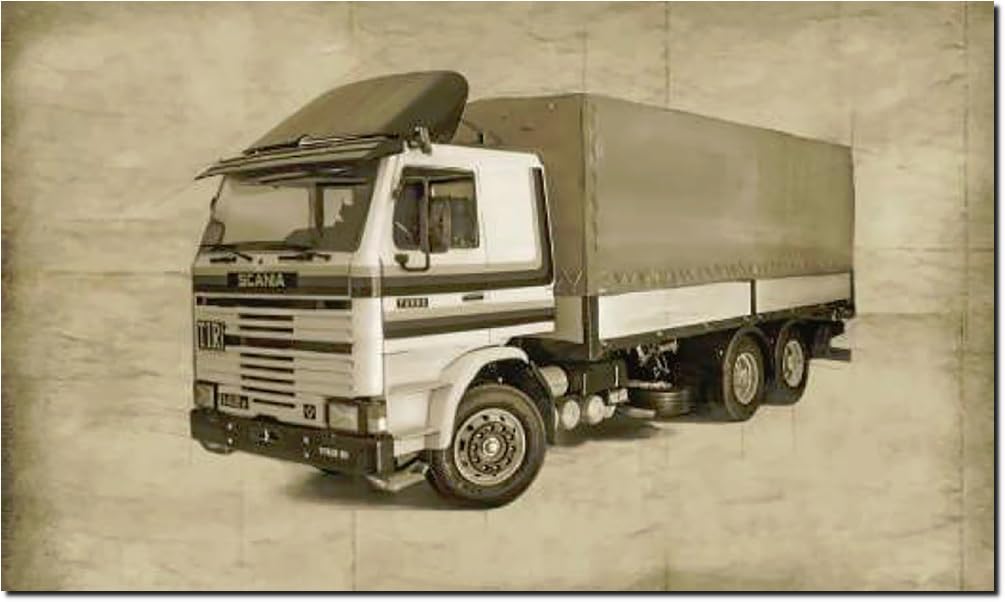 Italeri 90762 Scania 142H 6x2 Canvas, 1:24 Scale, Plastic Model Kit/Model Assembly
