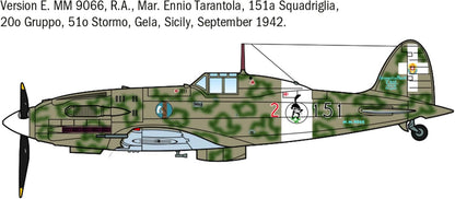 Italeri IT1/72 WW2 IT1481 IT1481 MCCHI MC.202 Folgore Ace Plastic Model