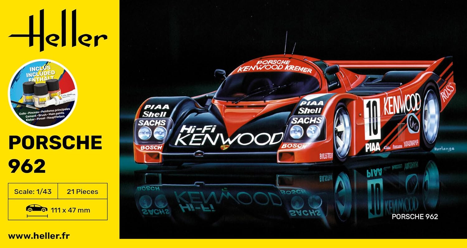 Heller 56109 Starter Kit Porsche 962 1/43