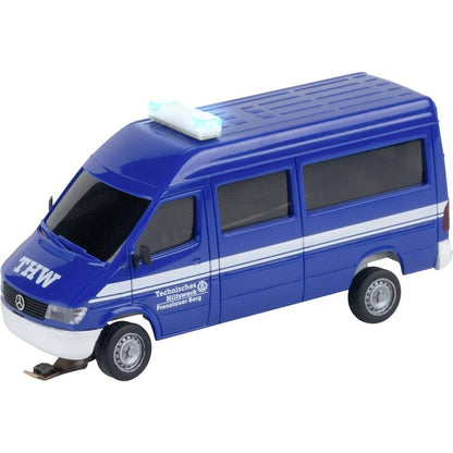 `Faller - 1/87 Mb Sprinter ````Thw```` Met Blauw Licht (Herpa) (05/25)*`
