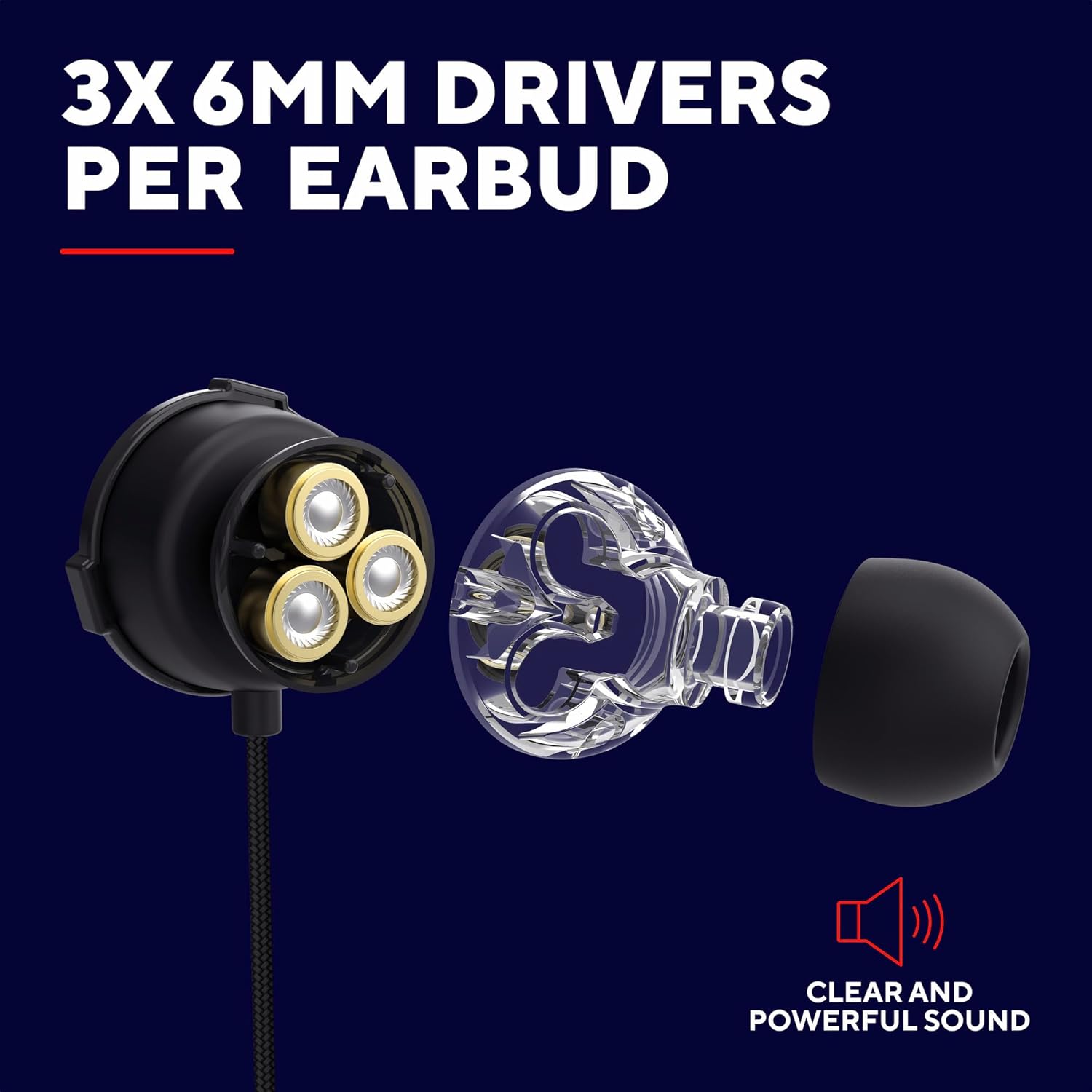 GXT 406 Pine In-Ear Gaming Earphones