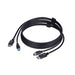StarTech.com Câble KVM DisplayPort de 1,8m et USB 5Gbps, 4K 60Hz, Câble Combo à Compatibilité Universelle pour Switchs KVM