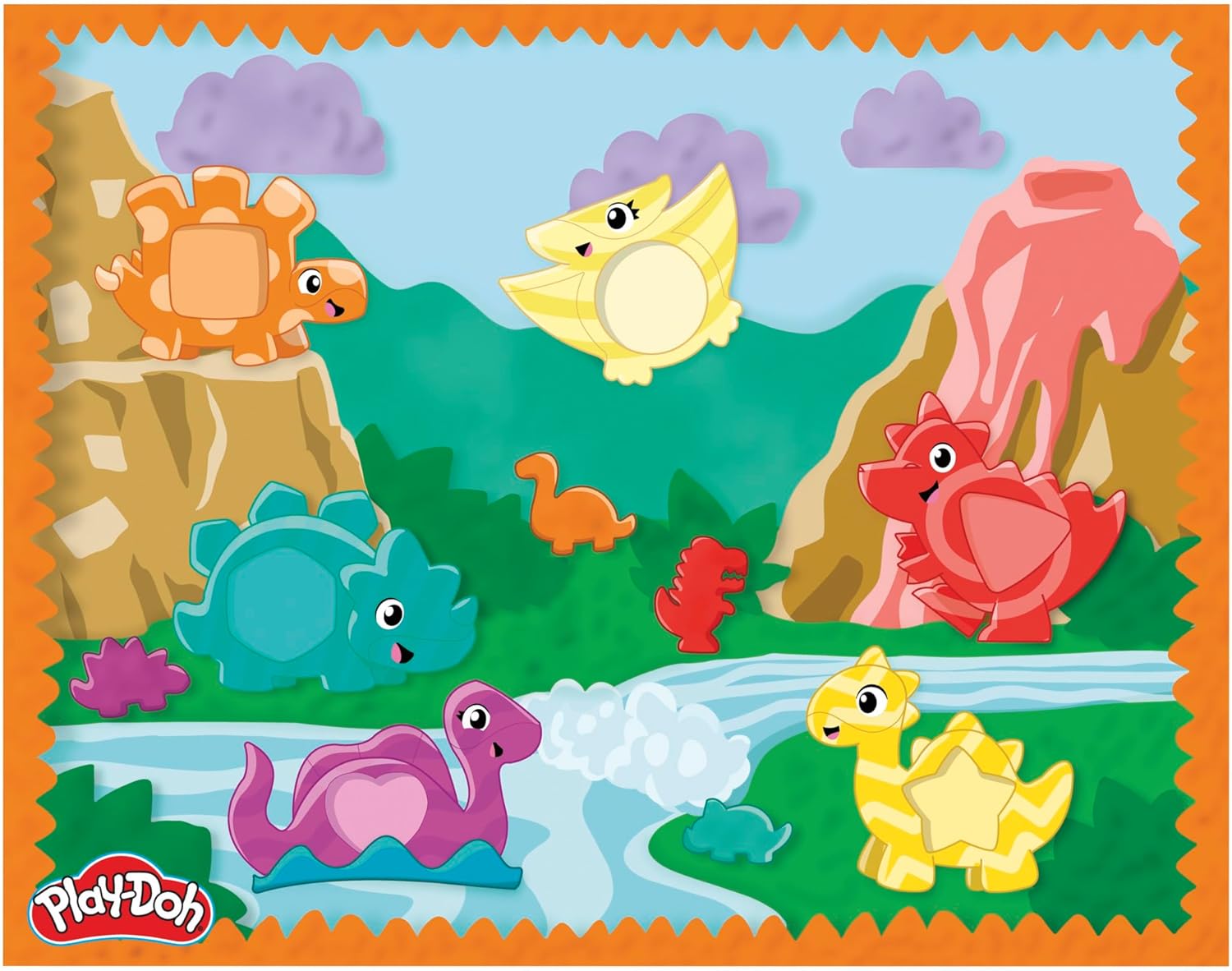 Play-Doh Starters Shapes & Colours Dinosaur Toy