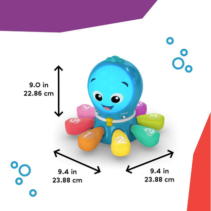 Baby Einstein Ocean Explorers Giocattolo didattico multiattività per gattonare e inseguire 4 in 1 Go Opus Go di, musica e luci, 3 mesi-5 anni
