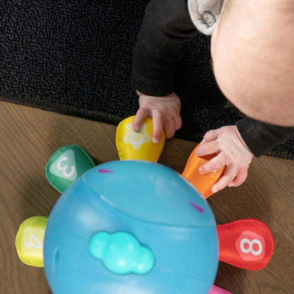 Baby Einstein Ocean Explorers Giocattolo didattico multiattività per gattonare e inseguire 4 in 1 Go Opus Go di, musica e luci, 3 mesi-5 anni