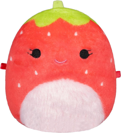 Micromallows Squishmallows Original 6-Pack -Oz the Succulent Plush - Emerald the Seahorse, Aldous the Bat,Greer the Grasshopper, Scarlet the Strawberry, Sloan the Skunk