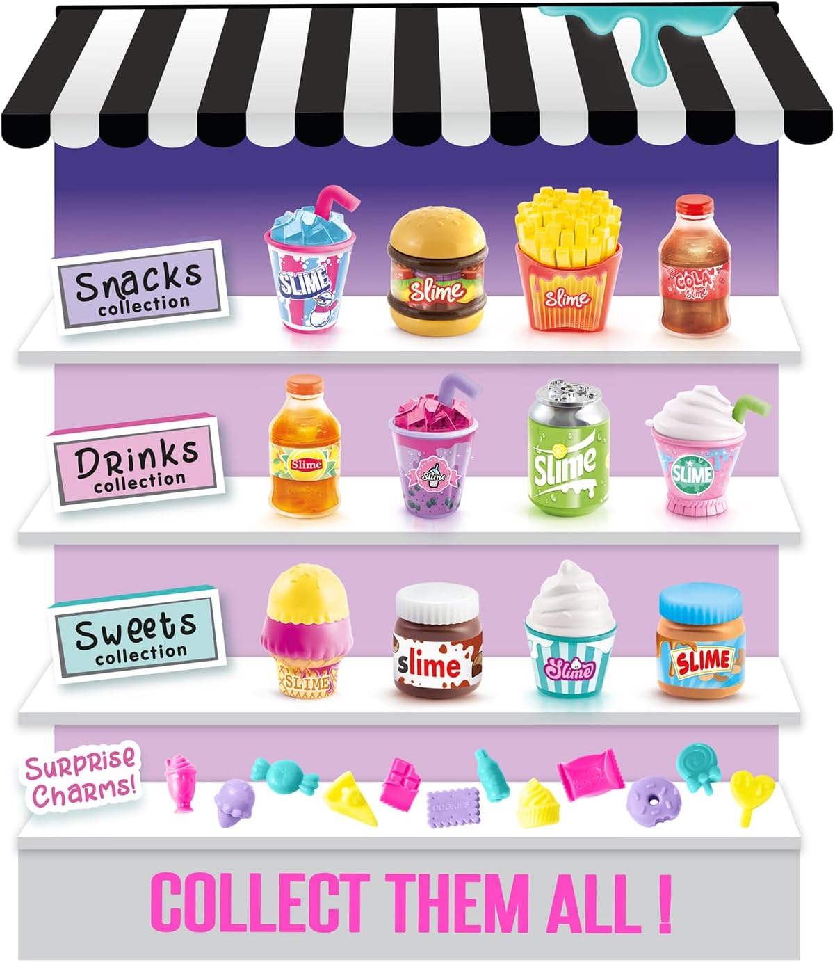 Canal Toys So Slimelicious Market - mini-slijmkoffer DIY geuren - SSC 240, paars