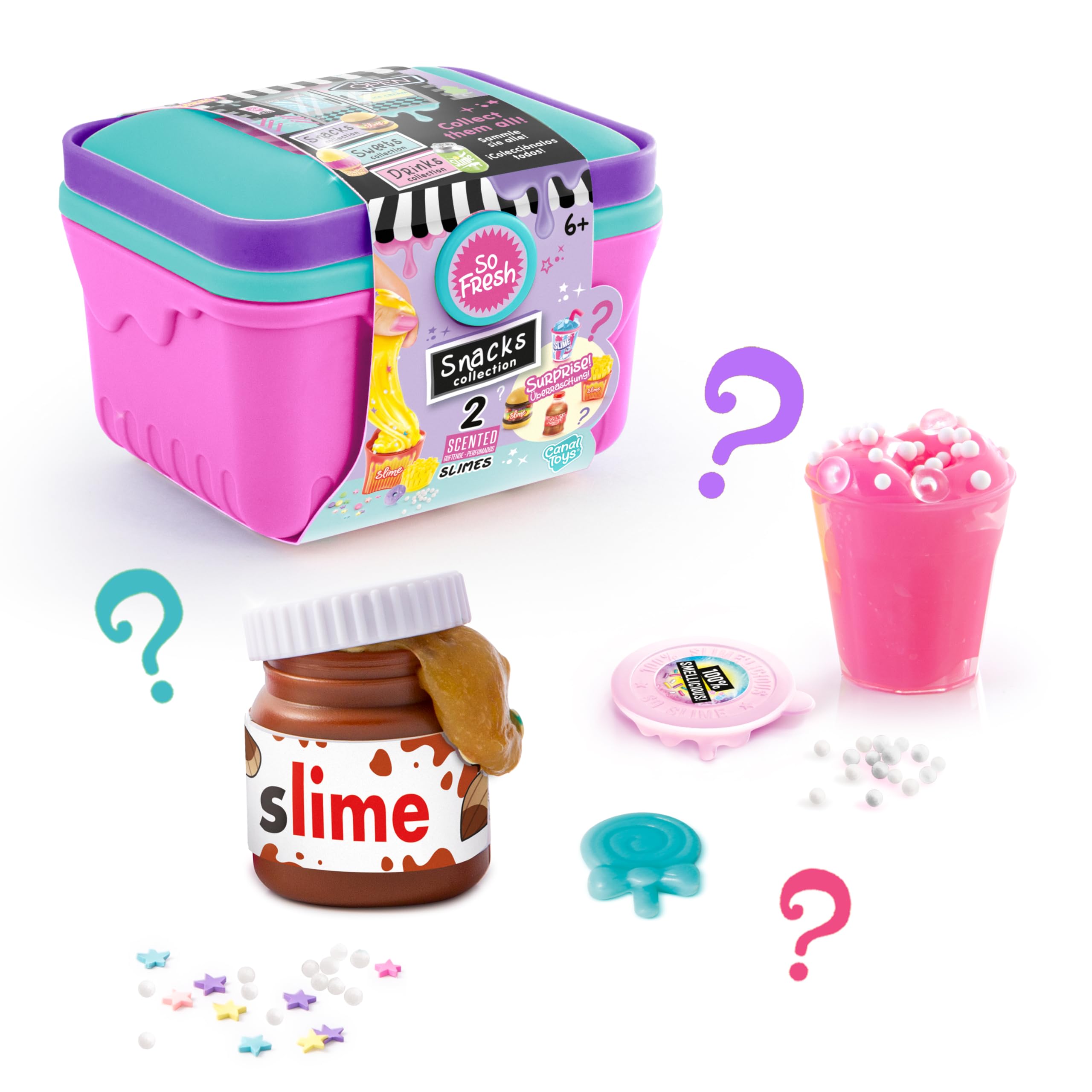 Canal Toys So Slimelicious Market - mini-slijmkoffer DIY geuren - SSC 240, paars