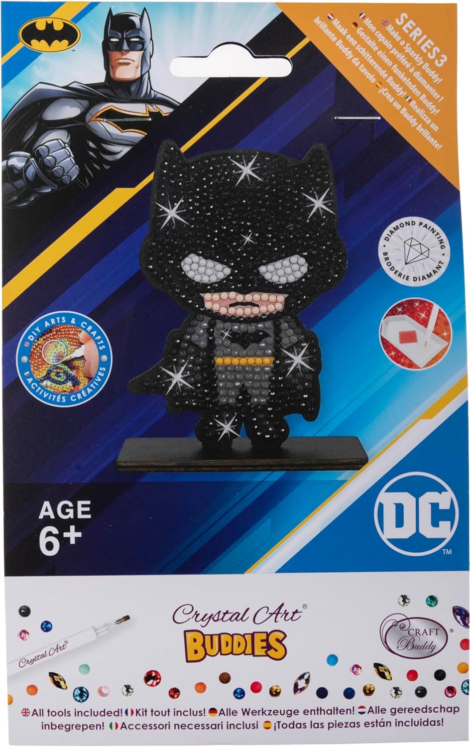 CRYSTAL ART DC Comics Batman Diamond Collection houten figuurset om te verzamelen