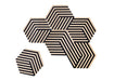Areaware Optic Table Tile - Black