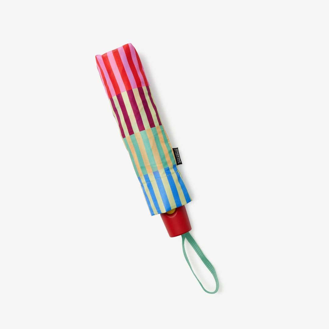 Areaware EVERYBODY UMBRELLA | Rain Umbrella | Open 53 cm Diameter | Nozzle Nozzles, multicoloured, S