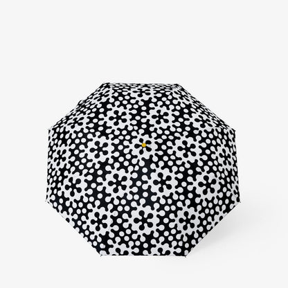 Areaware Pattern Umbrella | Monochrome Rain Umbrella | Open Diameter = 53 cm | Dusen Dusen, Black & White