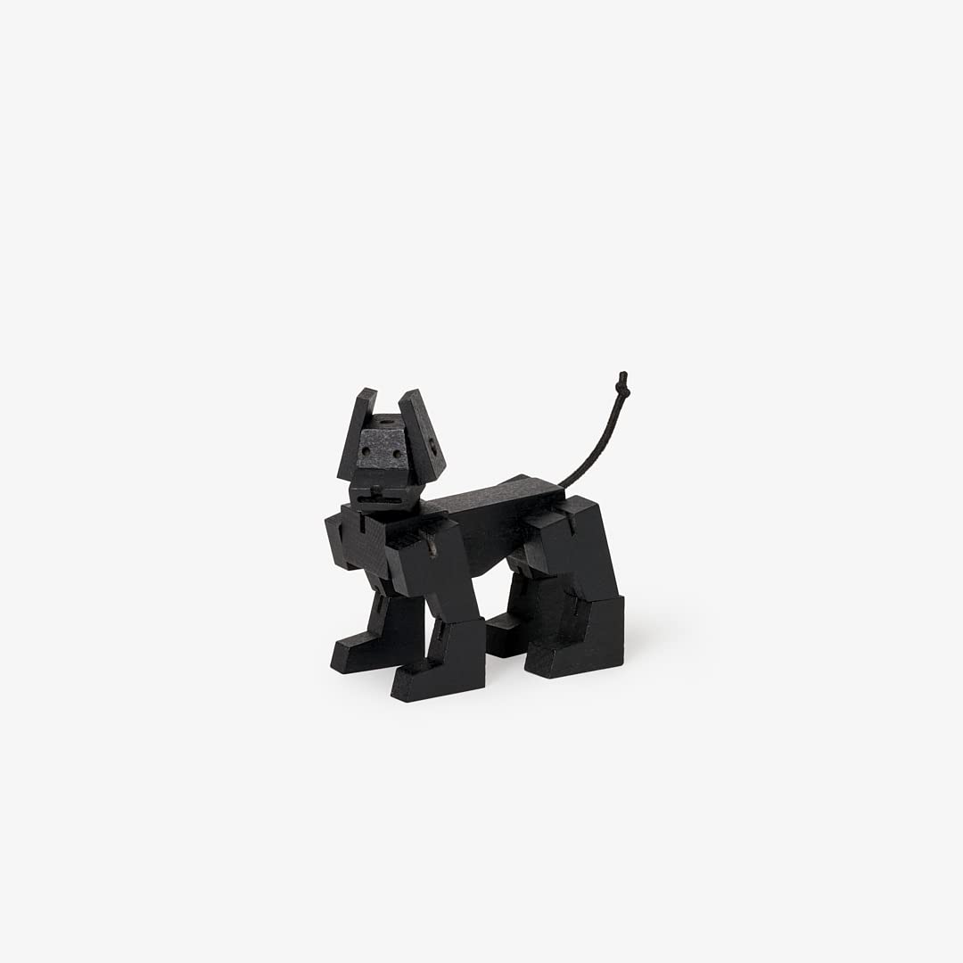Milo Cubebot Micro Black 3D Puzzle Robot David Weeks Areaware
