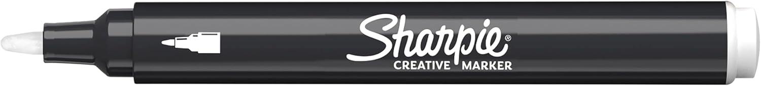 Sharpie Acryl marker, Ronde punt, Wit