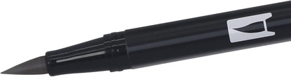 Tombow Dual brush-n25 – Double Brush Tip Marker, Black