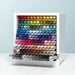 Tombow ABT-108C-ORGA ABT Dual Brush Pen Marker Desktop Organiser Set – 107 ABT Dual Brush Pens + Blender, extendable, compact 9-level pen storage, customisable labels included
