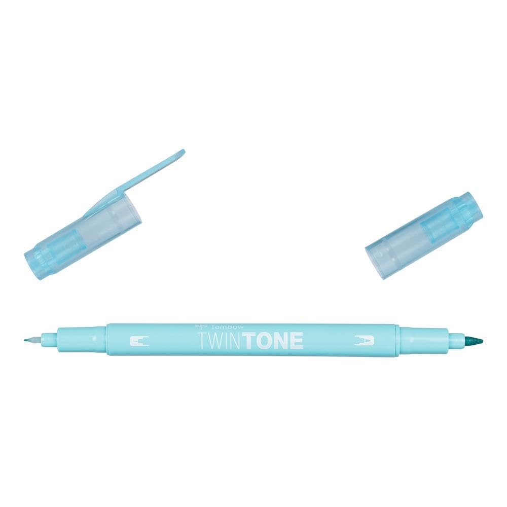 Tombow TWINTONE-74 Dual Tip Marker - Aqua