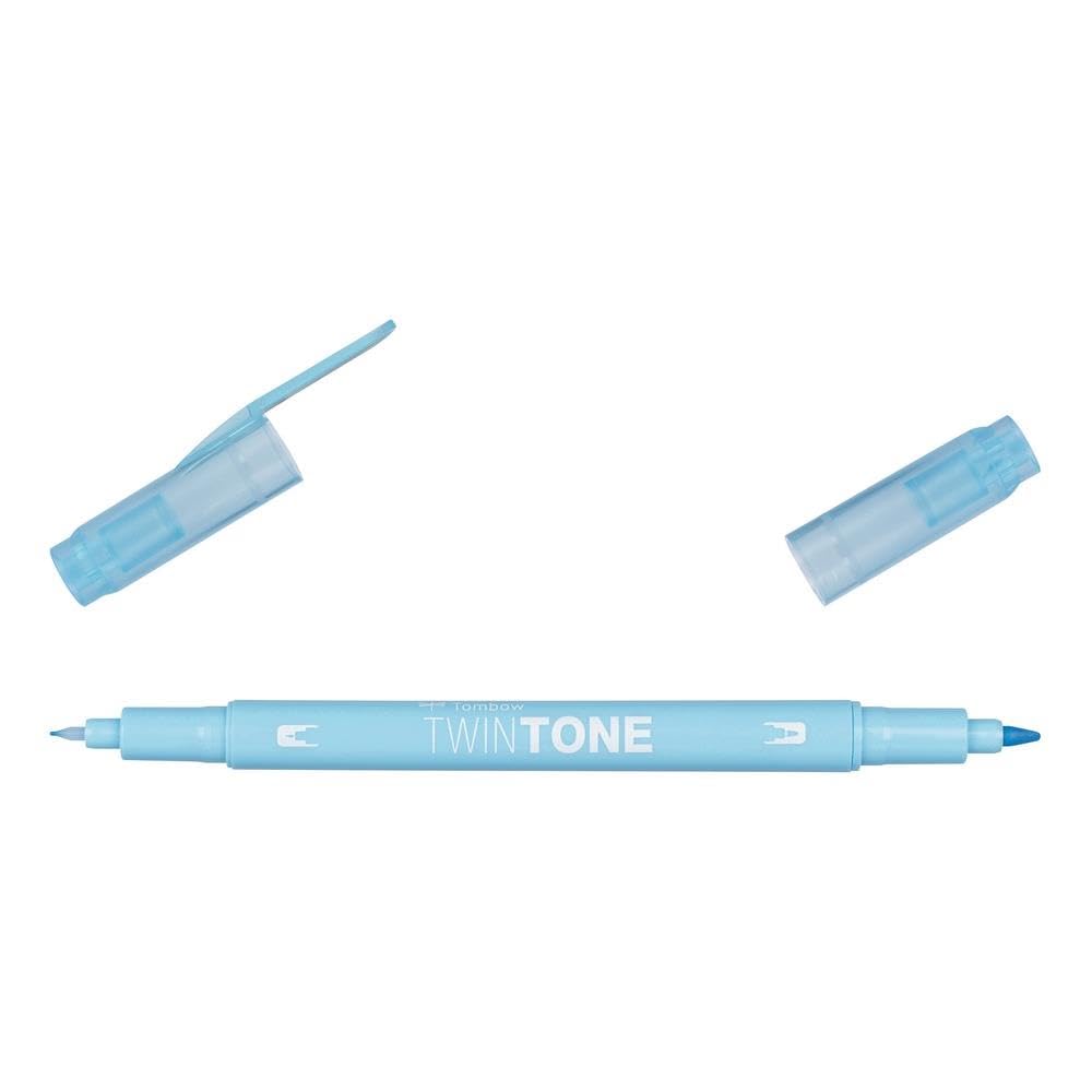 Tombow TWINTONE-73 Twin Tip Marker - Sky Blue