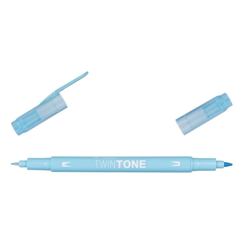 Tombow TWINTONE-73 Twin Tip Marker - Sky Blue
