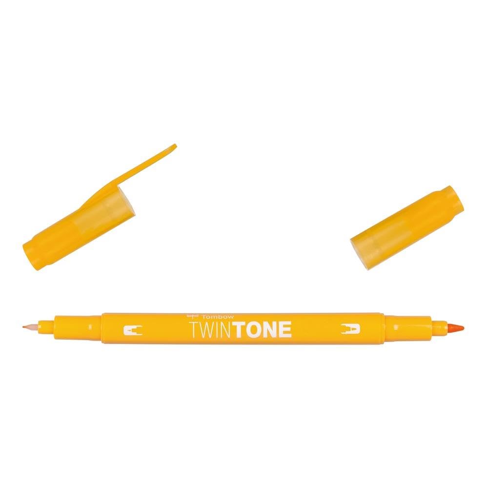 TWINTONE-04 - Dual Tip Marker - Chrome Yellow