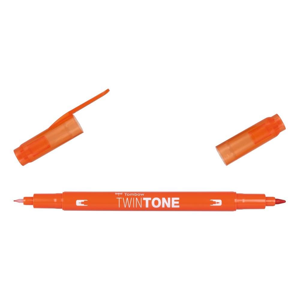TWINTONE-76 Dual Tip Marker - Carrot Orange