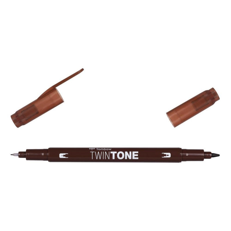 TWINTONE-41 Double Tip Marker - Chocolate