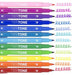 Tombow | TWINTONE | Dual Tip Marker | For Drawing, Coloring, Writing, Bullet Journal | Home & Professional Use | Color Violet