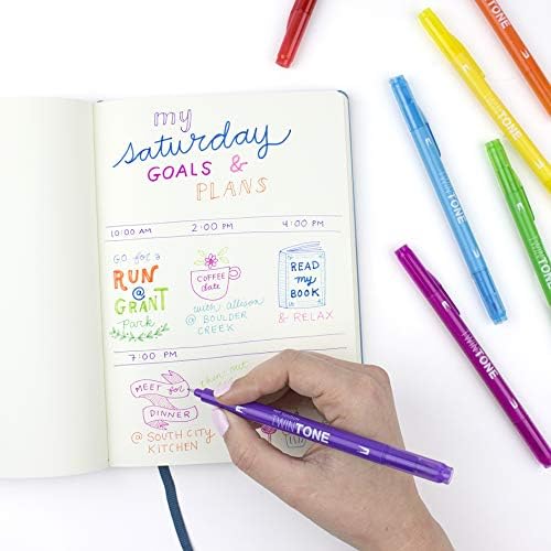 Tombow TWINTONE-80 Fuchsia Pink Marker Pen