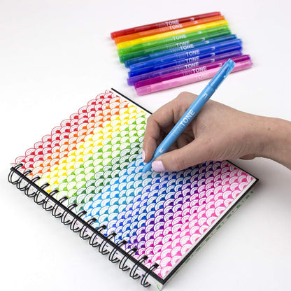 Tombow AMERICAN INC. Markers TWINTONE Rainbow, One Size