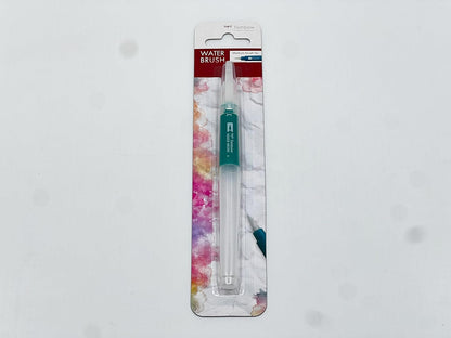 Tombow Water Brush Flat tip, refillable Watercolour Brush for Watercolour Techniques, Adjustable Water Flow, Easy to Clean