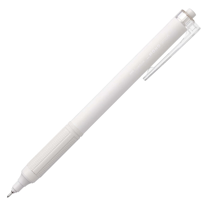 Tombow Ballpoint Pen MONO Graph Lite White, Precise Needle Tip, Smooth Writing, Ergonomic Grip
