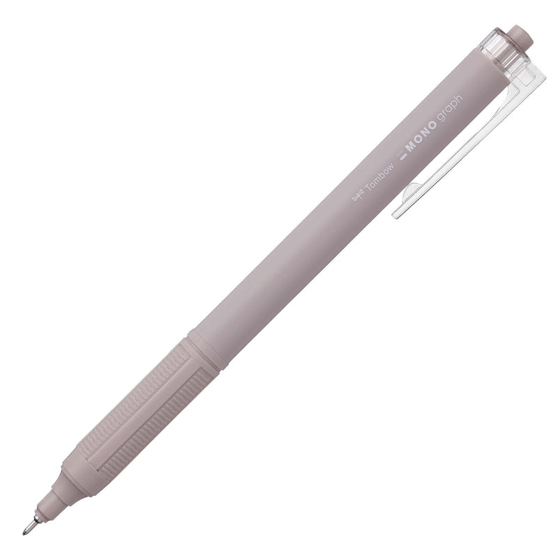 Tombow BC-MGLE45-R15 MONO Graph Lite Ballpoint Pen Smokey Brown, Precise Needle Tip, Smooth Writing, Ergonomic Grip