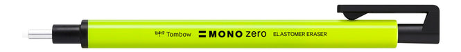 Tombow Mono Zero Eraser Pen neon Yellow, Precise Erasing with Round 2.3 mm tip, Slim Body, refillable, Recycled Material