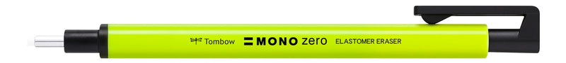 Tombow Mono Zero Eraser Pen neon Yellow, Precise Erasing with Round 2.3 mm tip, Slim Body, refillable, Recycled Material