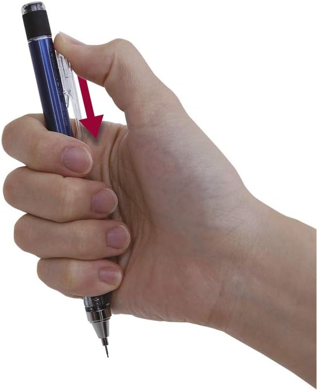 Tombow Mono Graph - Portaminas, goma de borrar integrada, multicolor