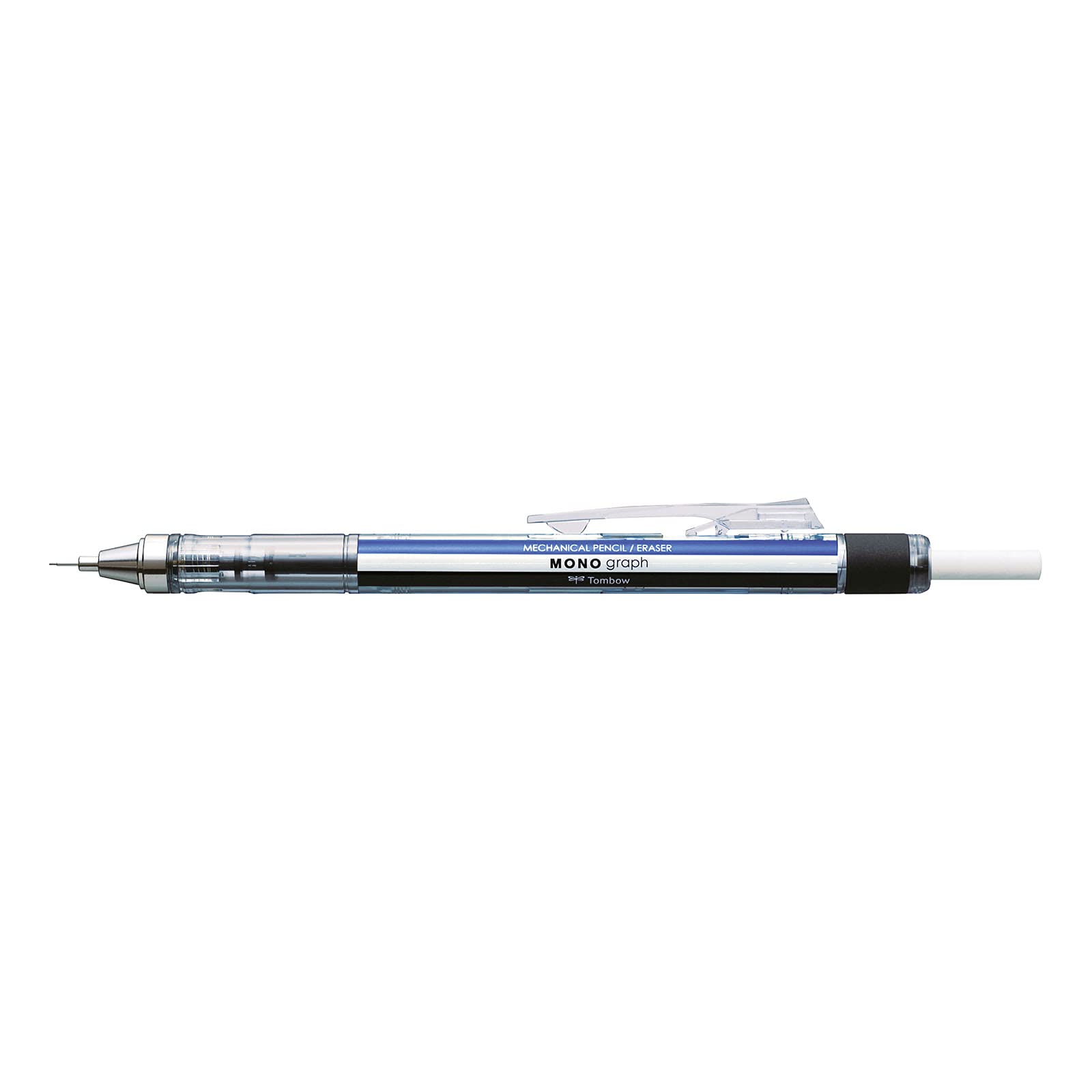 Tombow Mono Graph - Portaminas, goma de borrar integrada, multicolor