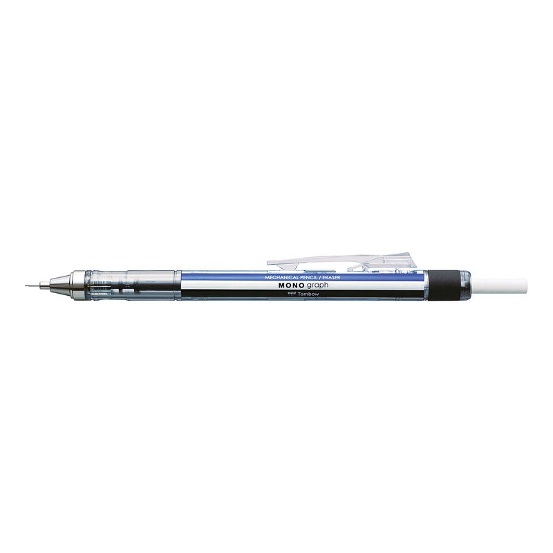 Tombow Mono Graph - Portaminas, goma de borrar integrada, multicolor