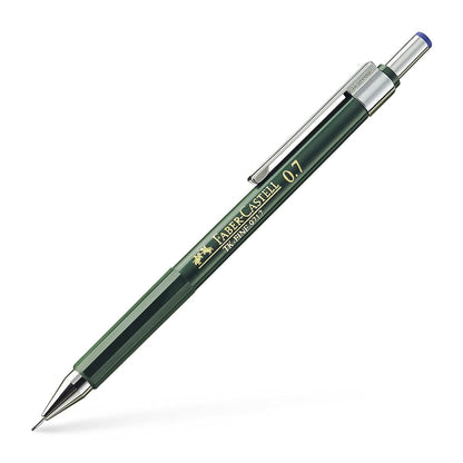 Faber-Castell TK-FINE 9717 HB mechanical pencil - mechanical pencils (green, Black, HB, 0.7 mm, pack of 10