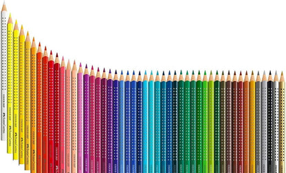 Faber-Castell Jumbo Grip Coloured Pencils Set of 3, Whiteaa