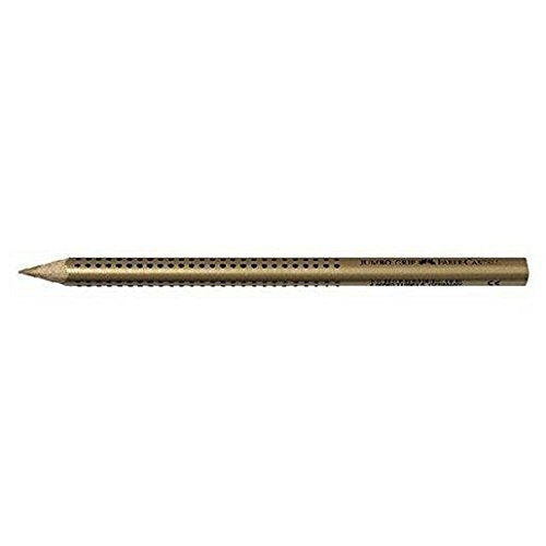 Faber-Castell Jumbo GRIP 110981 Lápiz de Color Gold - Madera, Triangular, Fijo (1 Unidad)