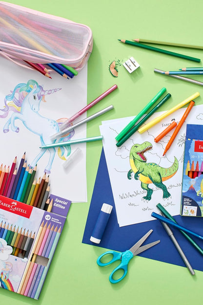 Faber Castell Colour pencil Castle unicorn 18+6